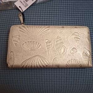 NWT RARE! Brahmin Stardust Draper Skyler clutch.